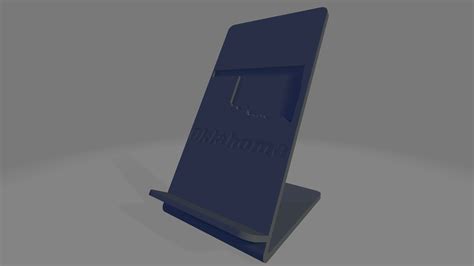 Stl File Oklahoma Phone Holder 📞・3d Printer Design To Download・cults