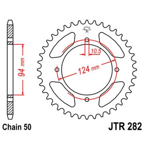 Couronne Jt Sprockets Acier Standard Equip Moto