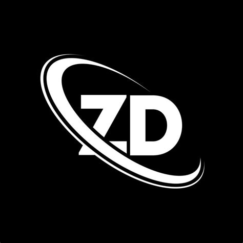 logotipo de zd diseño zd letra zd blanca diseño del logotipo de la