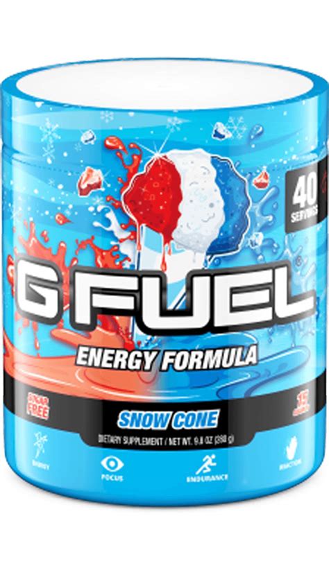 Buy G Fuel Snow Cone Game Changing Elite Energy Powder Sharpens Mental