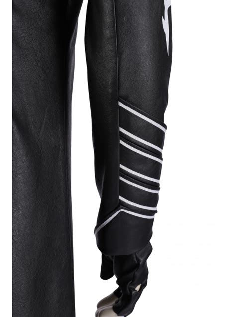 Devil May Cry Vergil Black Windbreaker Suit Halloween Cosplay Costume