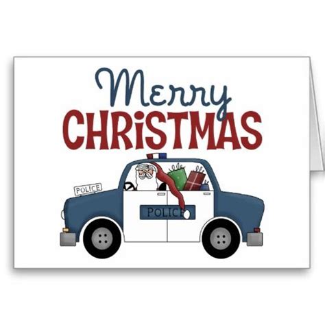 Police Officer Christmas Card Police Officer Christmas