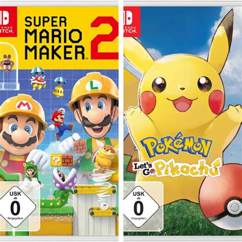 Super Mario Maker 2 Oder Pokémon Let´s Go Pikachu Für Je 4299€ Statt 48€