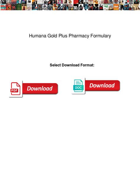 Fillable Online Humana Gold Plus Pharmacy Formulary Humana Gold Plus