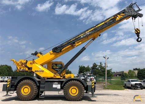 Grove Rt880e 80 Ton Rough Terrain Crane For Sale Hoists And Material