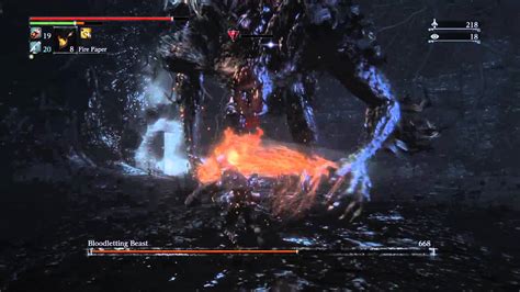 Bloodborne Bloodletting Beast Parasite Pthumeru Ihyll Youtube