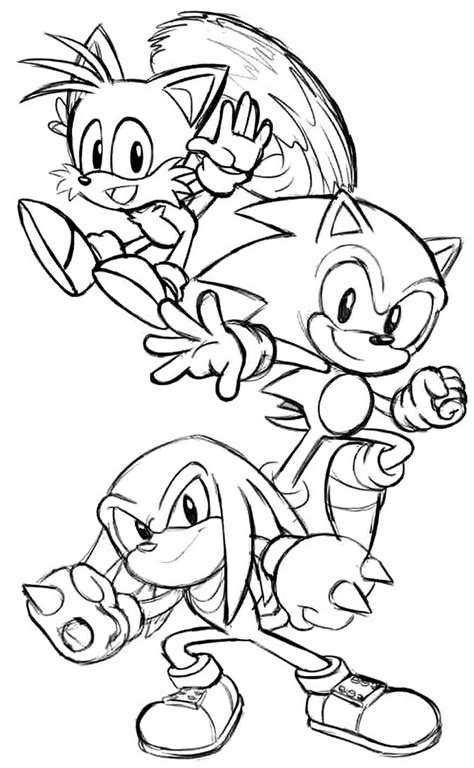 Desenhos Sonic Para Colorir BRAINCP