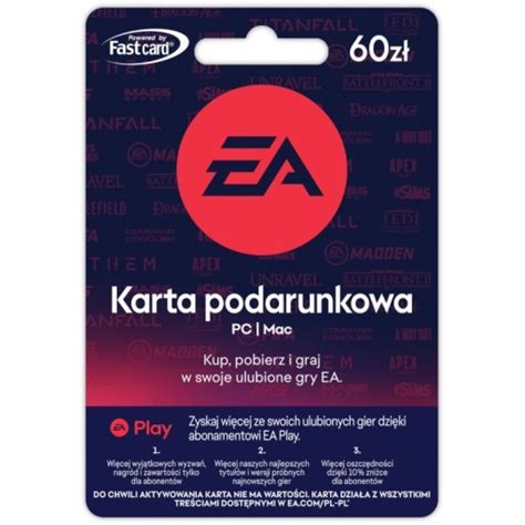 Karta Podarunkowa Ea App Z Ea Play Pro Pozna Kup Teraz Na