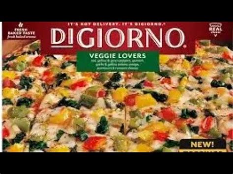 DIGIORNO Loaded Ultra Thin Crust Veggie Lovers Pizza YouTube