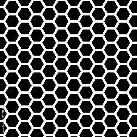 Honeycomb Pattern Hexagonal Stock Vector | Adobe Stock