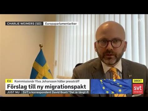 Charlie Weimers SD Om EU S Nya Migrations Och Asylpaket YouTube