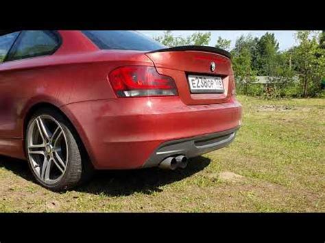 BMW 125i E82 Performance Exhaust Sound Холодный запуск YouTube