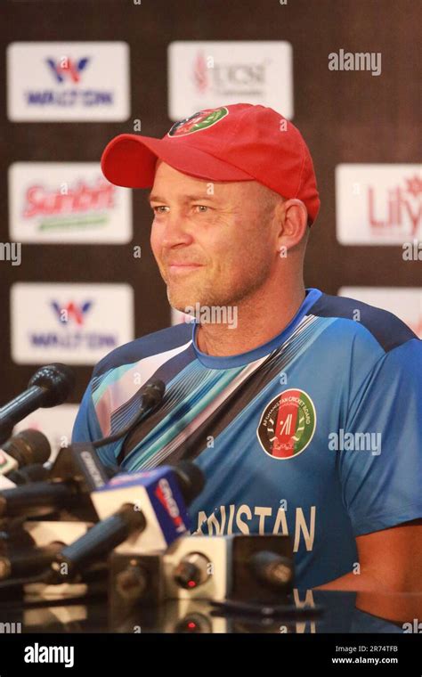 Afghanistan Cricket Team Head Coach Jonathan Trott Attends Pre Match