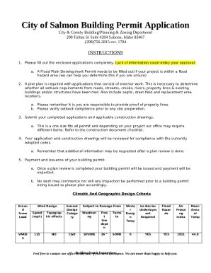 Applications Permit S Planning Zoning Doc Template PdfFiller