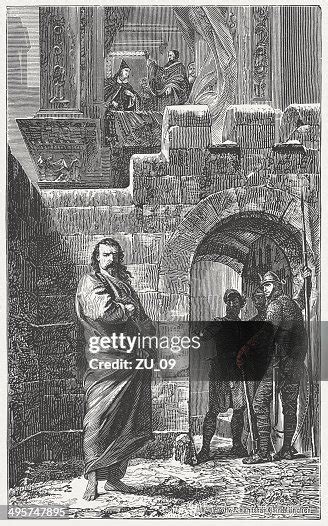 Henry Iv In The Castle Of Canossa 1077 Published 1881 High Res Vector