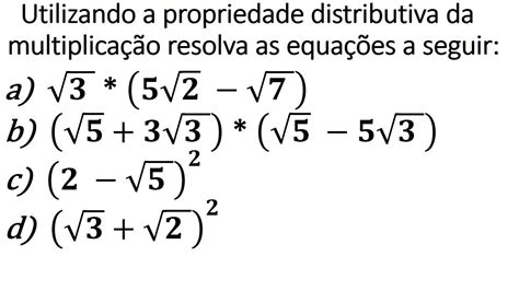 Aplicando A Propriedade Distributiva Calcule