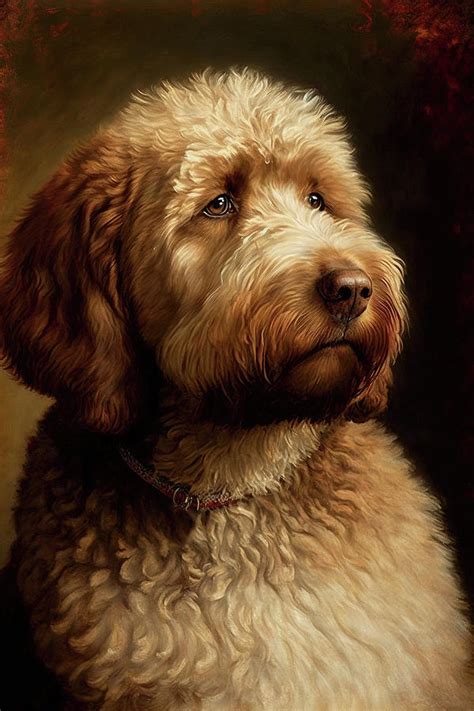 Labradoodle Digital Art By Mindscape Arts Fine Art America