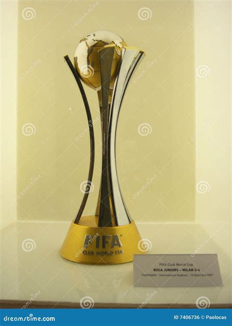 FIFA Club World Cup Trophy - S C Internacional Museum Editorial Image ...