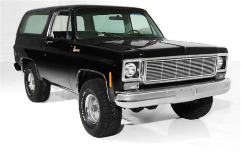 Black 1976 Chevy Blazer