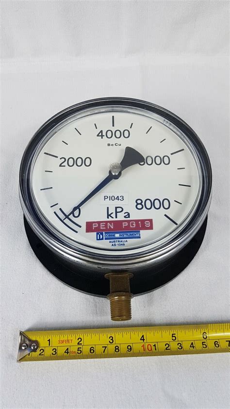 Dobbie Kpa Pressure Gauge Mm Dial Meets As Ebay