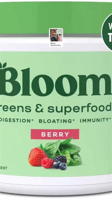 Bloom Nutrition Green Superfood | Super Greens Powder Juice & Smoothie Mix