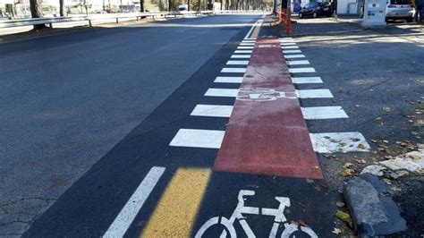 La pista ciclabile in via Prenestina a Roma è stata completata