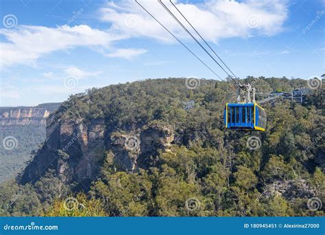 Blue Mountains Skyway Cable Car, Katoomba, NSW, Australia Editorial Photo - Image of cablecar ...