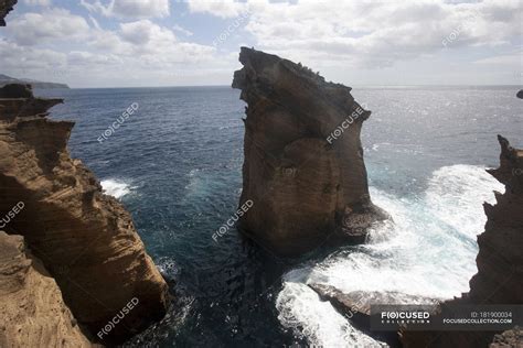 Ilheu De Vila Franca Do Campo Stock Photos Royalty Free Images Focused