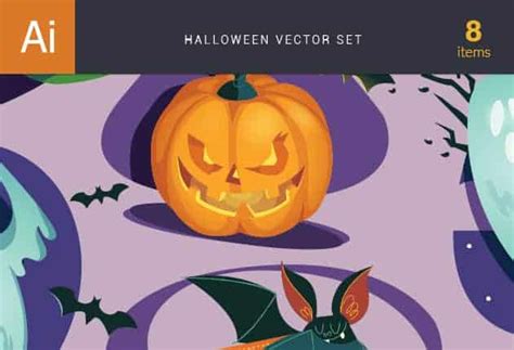 Halloween Vector Set Designious