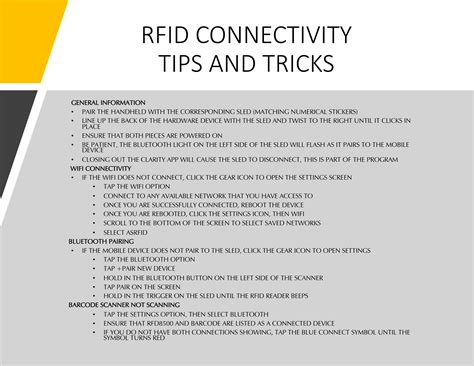 Rfid Connectivity Tips By Standoutforgoodinc Issuu