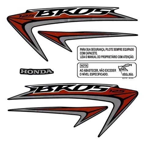 Faixas Adesivas Honda Nxr Bros 125 2013 2015 Todas As Cores MercadoLivre