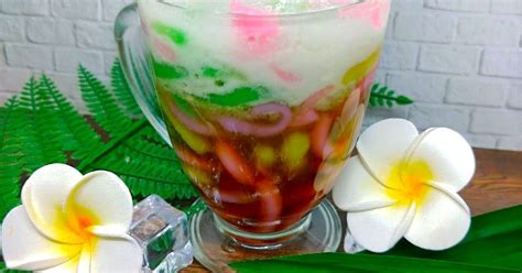 Resep Cendol Pelangi Enak Dan Mudah Cookpad