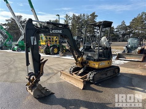 2012 John Deere 27d Mini Excavator In Escanaba Michigan United States