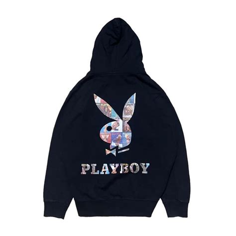 Playboy Playboy X I Am Not A Human Being Big Logo Hoodie Grailed