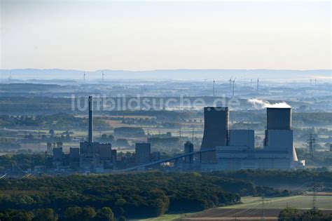 Hamm Von Oben Kraftwerksanlagen Des Kohle Heizkraftwerkes Der Rwe