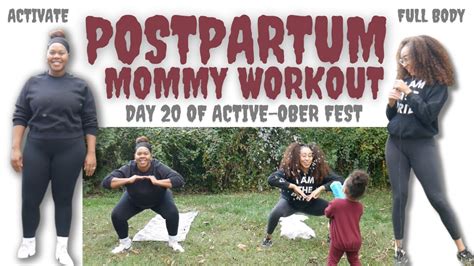 Low Impact Postpartum Mom Friendly Workout Get Body Moving With A