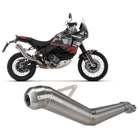 Arrow Dakar Replica Approved Silencer For Ducati Desert X Part