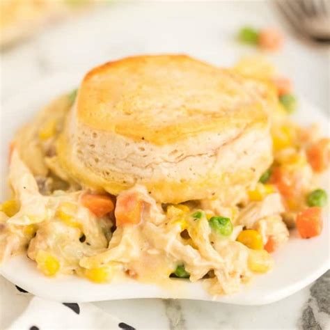 Chicken Pot Pie Casserole - Princess Pinky Girl