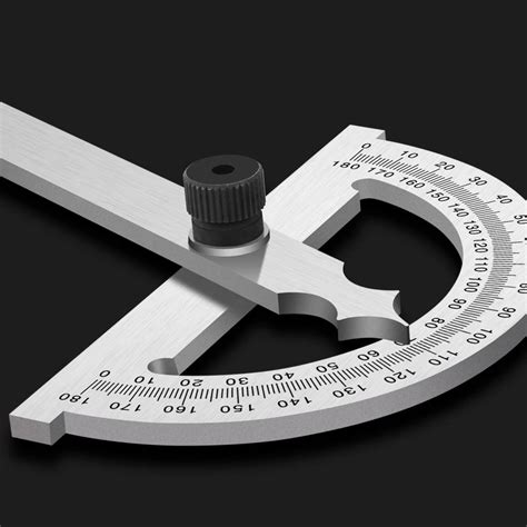 Stainless Steel Adjustable Angle Finder Ruler Professional Woodworking