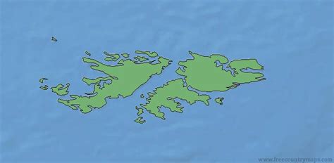 Blank Map Of Falkland Islands Free Png And Vector Blank Maps