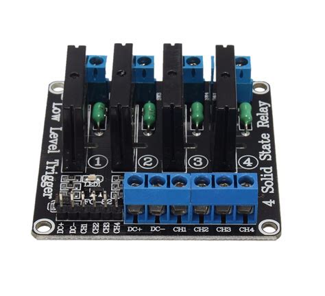 Modulo Rele Estado Solido Ssr V Canales G Mb P Nivel Bajo Arduino