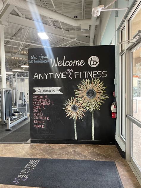 August Anytime Fitness Chalkboard Anytime Fitness Saturday Workout