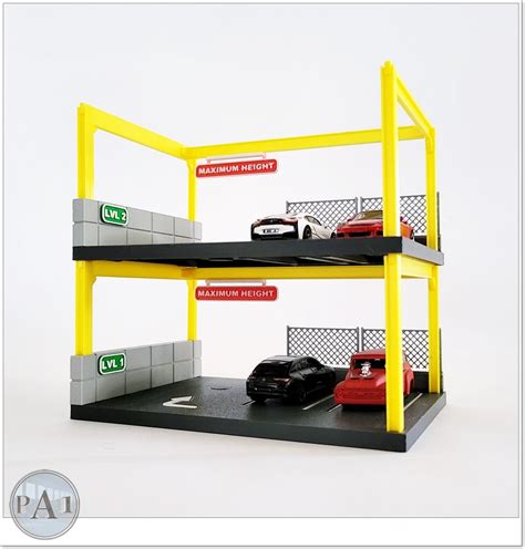 Archivo 3D EXPOSITOR APILABLE 1 64 PARA HOT WHEELS MATCHBOX ETC EL APARCAMIENTODiseño para