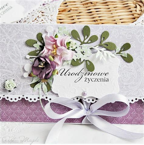 ręcznie robione kartka na urodziny scrapbooking ღ art Madam pl