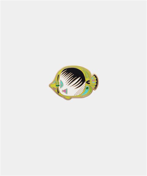 The Bedazzling Butterflyfish Enamel Pin Pete Cromer