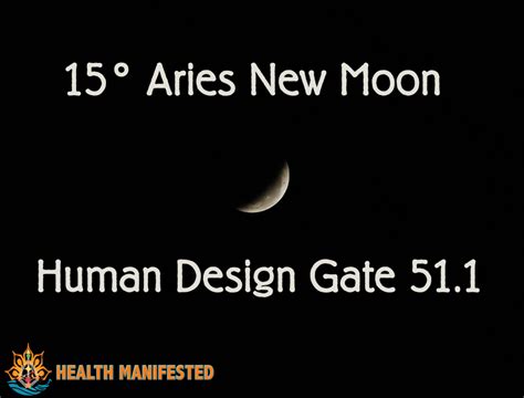 Aries New Moon April Health Manifested