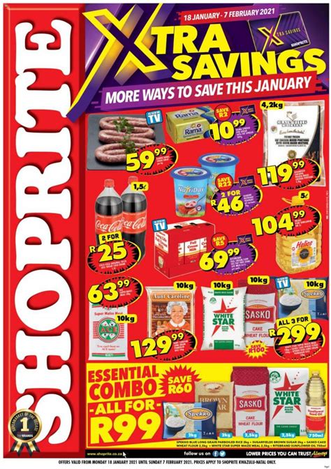 Shoprite Specials 18 January 2021 Shoprite Catalogue Shoprite 2021