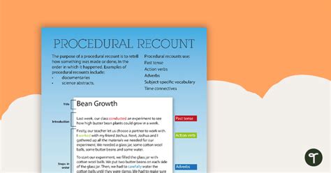 Example Of Factual Recount Text Type Design Talk