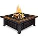 Real Flame Bk Modern Morrison Wood Burning Fire Pit Amazon Ca