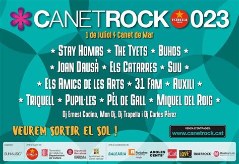 El Canet Rock Completa Su Cartel Liderado Por Els Amics De Les Arts